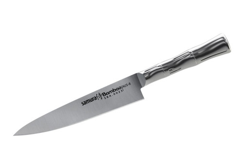 Набор из 4-х кухонных ножей и подставки Samura Bamboo SBA-05