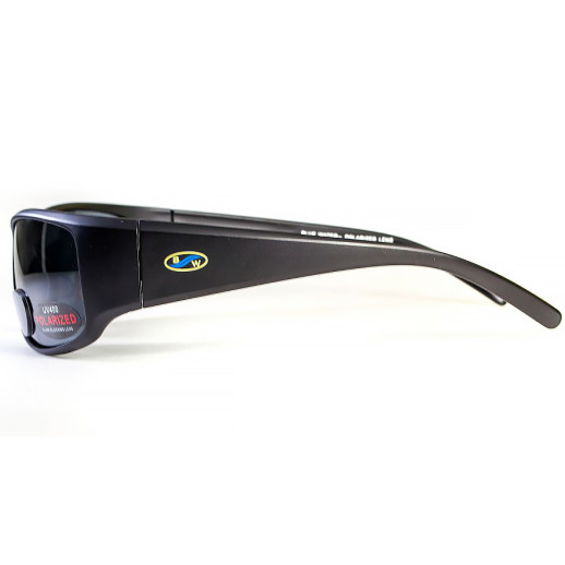 Очки BluWater Bifocal-1 (+3.0) Polarized (gray) черная бифокальная линза с диоптриями