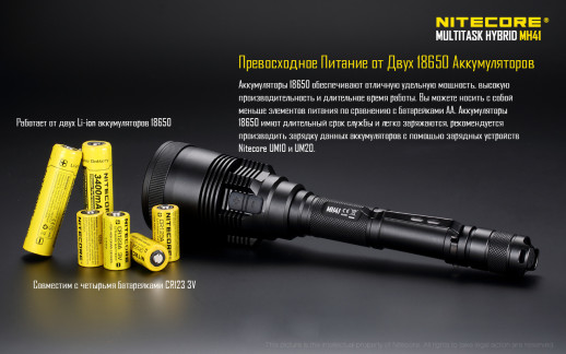 Пошуково-тактичний ліхтар Nitecore MH41