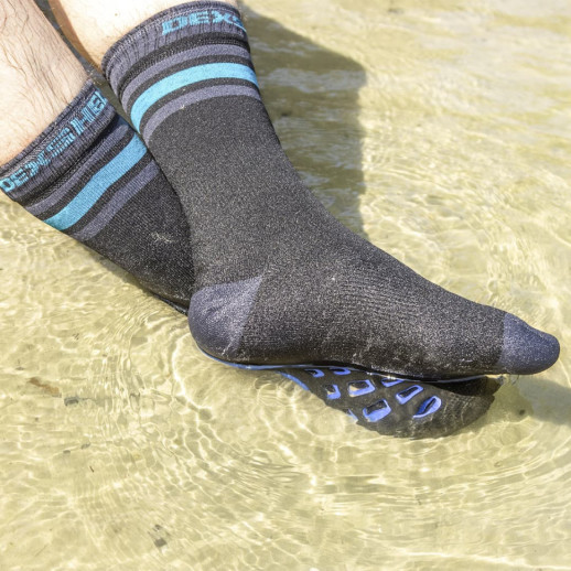 Шкарпетки водонепроникні Dexshell Ultra Dri Sports, р-р L, з блакитною смугою (пошкоджена упаковка)