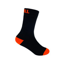 Водонепроницаемые носки детские Dexshell Ultra Thin Children Sock, черный/оранжевый M