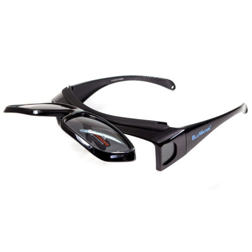 Очки BluWater Flip-IT Polarized (gray) черные