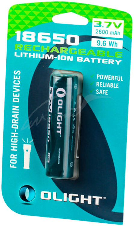 Аккумуляторная батарея Olight 18650 2600 mAh 3.7 V