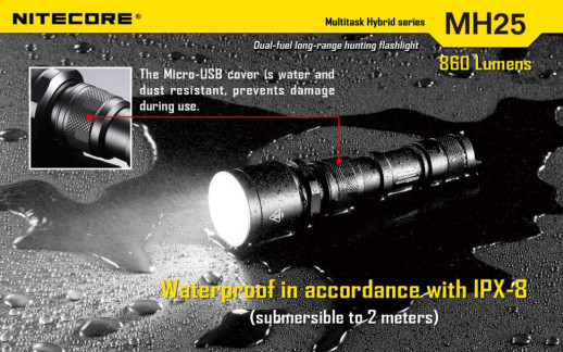 Карманный фонарь Nitecore MH25 NIGHT BLADE, 960 люмен
