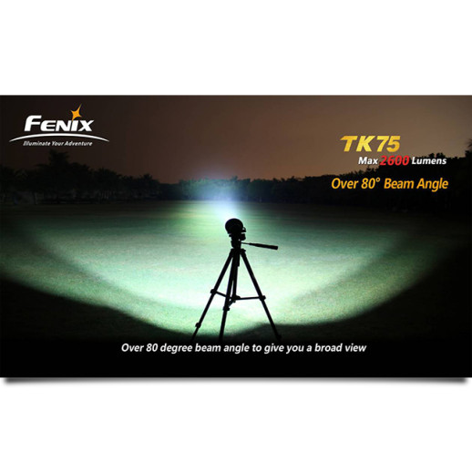 Поисковый фонарь Fenix TK75 3x серых XM-L (U2) LED, 2240 люмен