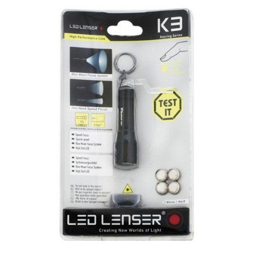 Фонарь-брелок Led Lenser K3, 15 лм