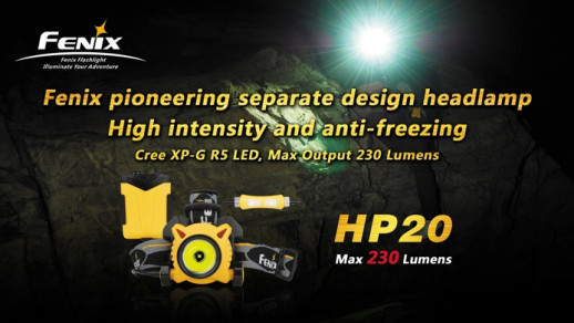 Налобный фонарь Fenix HP20 Cree XP-G R5 (витринный образец)