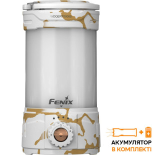 Фонарь кемпинговый Fenix CL26R Pro, мраморный белый