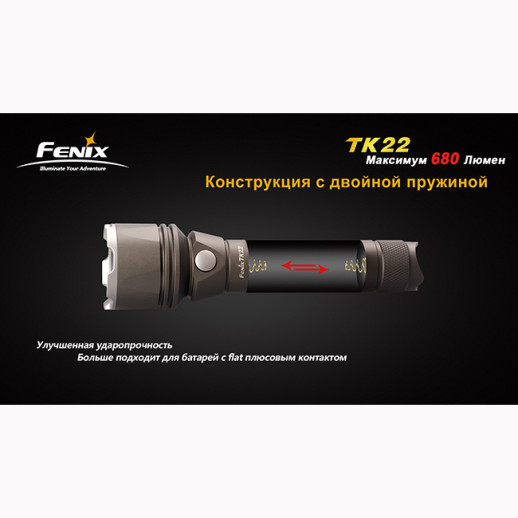 Тактический фонарь Fenix TK22  Cree XM-L2 U2