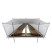 Тент-шатер для кемпинга Naturehike Ranch Pyramid NH20ZP014, 150D, 482*482*280 см, золотой (с пятью стойками) порез