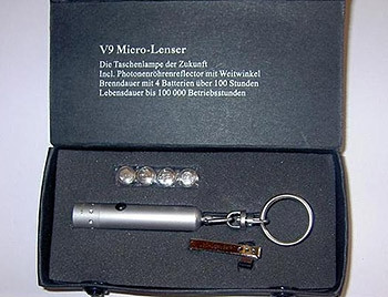 Фонарь-брелок Led Lenser V9 MICRO-LENSER, 13 лм Коробка