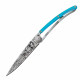 Ніж Deejo Tattoo 37 g, Blue, 