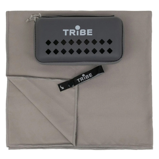 Рушник з мікрофібри Tribe Pocket Towel 75х150 см T-LC-0001-XL, grey