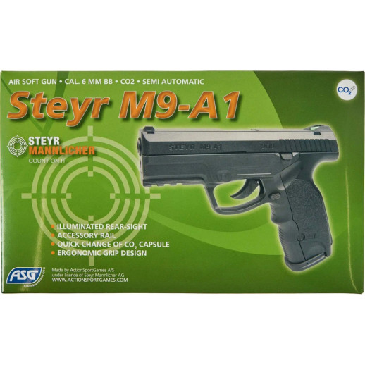 Пістолет страйкбольний ASG Steyr M9-A1 CO2 кал. 6 мм