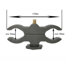 Кріплення для ліхтаря на гладкоствольну зброю пластик 2871 (25-31 мм)