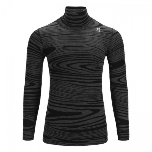 Термокофта чол. Aclima WarmWool 200 Roll Neck M's Black Motion M