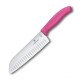 Ніж кухонний Victorinox SwissClassic Santoku 17 см в блістері рожевий