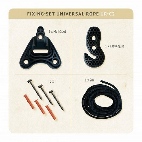 Кріплення для гамака La Siesta Universal Rope UR-C2 black