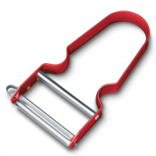 Овочечистка Rex пряме лезо крас. (109x65x13мм)