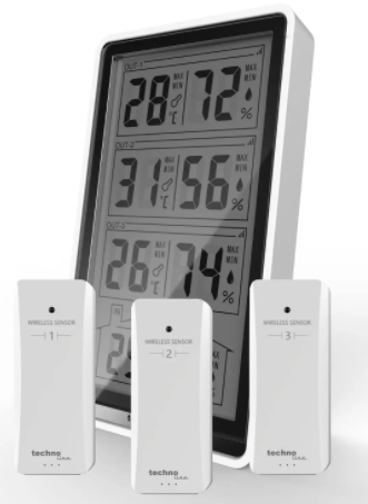 Термогігрометр Technoline WS7060-чорний