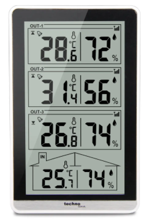 Термогігрометр Technoline WS7060-чорний