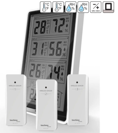 Термогігрометр Technoline WS7060-чорний