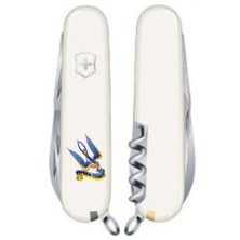 Складаний ніж Victorinox SPARTAN UKRAINE Тризуб-Ластівка + Героям слава 1.3603.7_T1220u