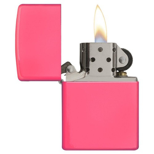 Запальничка Zippo Reg Neon Pink Lighter 28886