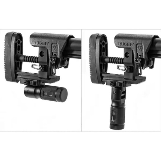 Монопод Leapers 4,7" Low, Metal Foregrip, QD Lock