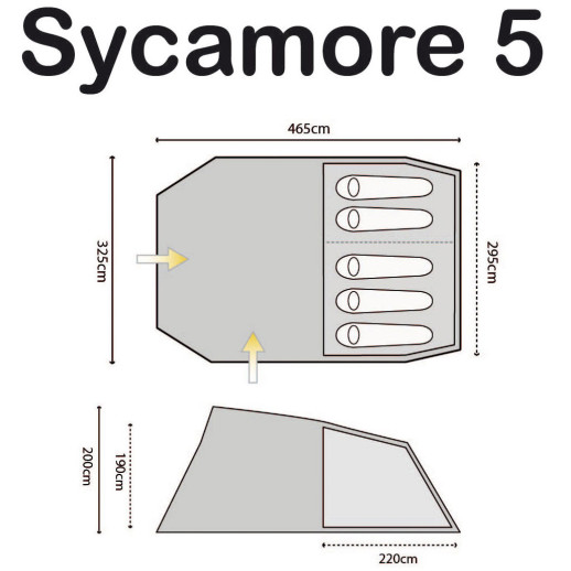 Намет Highlander Sycamore 5 Meadow