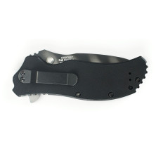 Ніж папка Zero Tolerance G - 10 Black /Tiger Stripe, зубчаста, 0350tsst