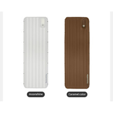 Матрац надувний одинарний Naturehike CNK2450WS035, 95 мм, із вбудованою помпою, коричневий