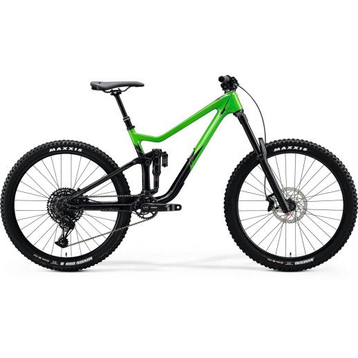 Велосипед Merida 2020 one-sixty 3000 m кричущий зелений /глянсовий чорний