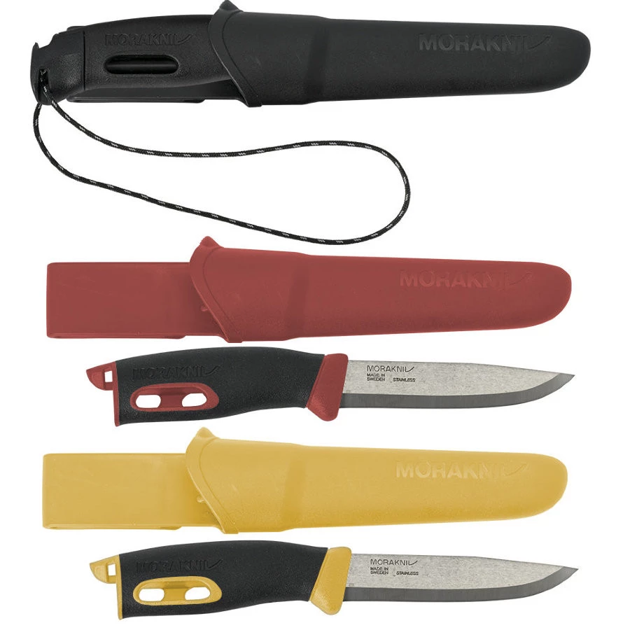 Ніж туристичний Morakniv Companion Spark Yellow 13573, нержавіюча сталь, кресало, жовтий