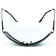 Окуляри Global Vision Transformer (smoke) чорні в металевій оправі