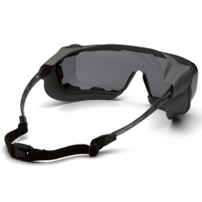 Окуляри Pyramex Cappture (gray) Anti-Fog чорні