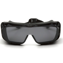 Окуляри Pyramex Cappture (gray) Anti-Fog чорні