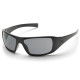 Окуляри Pyramex Goliath Polarized (gray) чорні