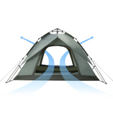 Намет тримісний автоматичний Naturehike NH21ZP008, оливково-зелений