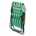 Складне крісло-шезлонг Vitan ясен, d 20мм (текстилен Біло-зелений)