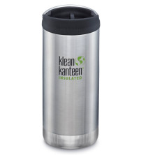 Термокружка Klean Kanteen TKWide Cafe Cap 355 мл-сіра