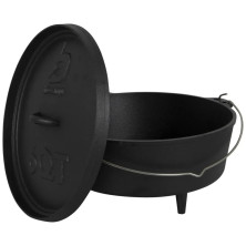 Казан з кришкою Bo-Camp Dutch Oven Cast Iron 31 cm / 5 L Black (2122410)