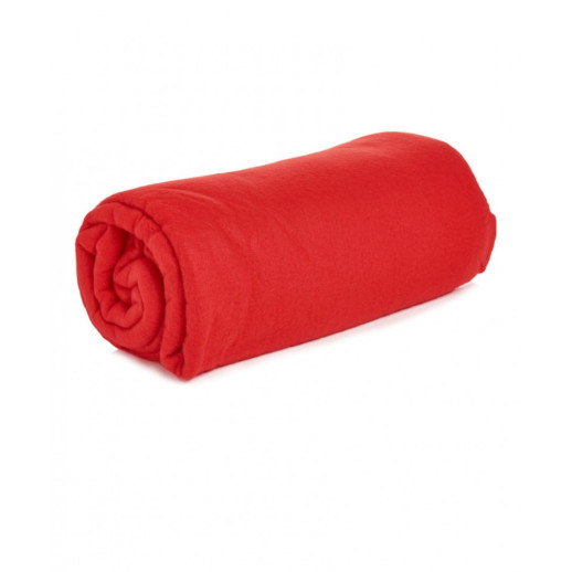 Плед Summit B&Co Fleece Blanket With Carry Handle 150x130 cm Червоний