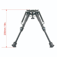 Сошки Vector Optics 155-230 мм на антабку. Карбонове волокно, підпружинені