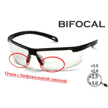 Біфокальні захисні окуляри Pyramex Ever-Lite Bifocal (+2.0) (clear), прозорі