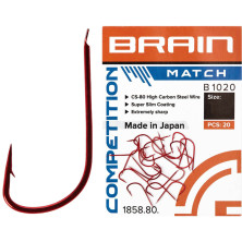 Гачок Brain Match B1020 #10 (20 шт/уп) red