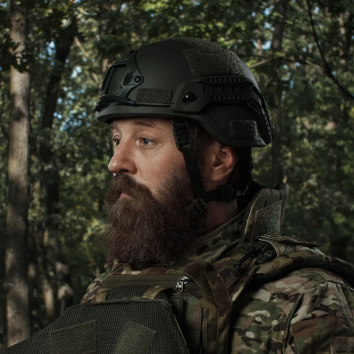 Кевларовий шолом Ukrarmor Mich 2000 Team Wendy. Рівень захисту NIJ IIIA Олива