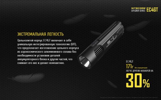 Ліхтар Nitecore EC4GT