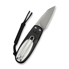 Ніж складаний кишеньковий Civivi Purr, (4.65 см) Nitro-V / G10 чорний/білий