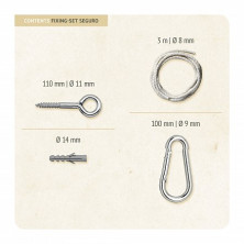 Кріплення для гамака La Siesta Seguro AS-03 black